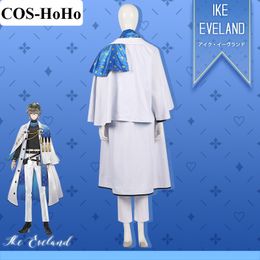 COS-HOHO ANIME VTUBER Nijisanji Ike Eveland Game Pak prachtig uniform cosplay kostuum Halloween Party Role Play Outfit S-3XL