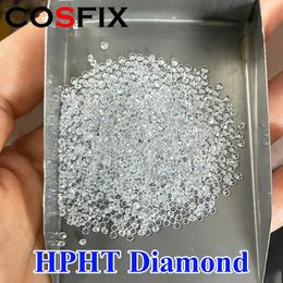 COSFIX – diamant de petite taille, coupe ronde, cultivé en laboratoire, couleur HPHT DEF, clarté VVSVSSI, pierres précieuses en vrac, bijoux fabriqués 240108