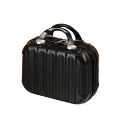 Bolsas de cosméticos Maleta de 14 pulgadas Mini equipaje Bolso pequeño Caja de almacenamiento portátil Bolso de mano
