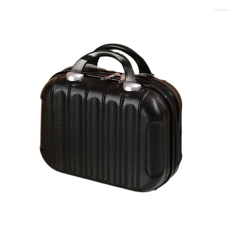 Sacos cosméticos 14 polegadas mala mini bagagem pequena bolsa portátil caixa de armazenamento bolsa de mão