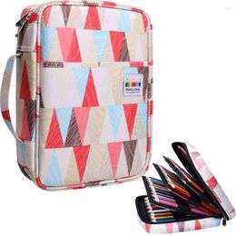 Sacs à cosmétiques 220 fentes grande capacité sac à crayons organisateur pour étudiant aquarelle stylo stylos S