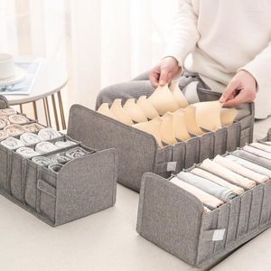 Cosmetische tassen 3 PCS ondergoed Organisator Bra Socks Storage Box Home Compartiment Sorteergarderobe laden Classificatiezak