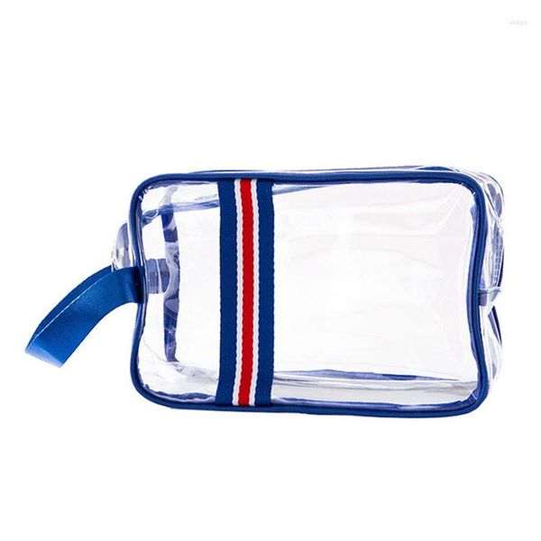 Sacs à cosmétiques 5pcs PVC voyage étanche sac de séparation sec et humide trousse de toilette