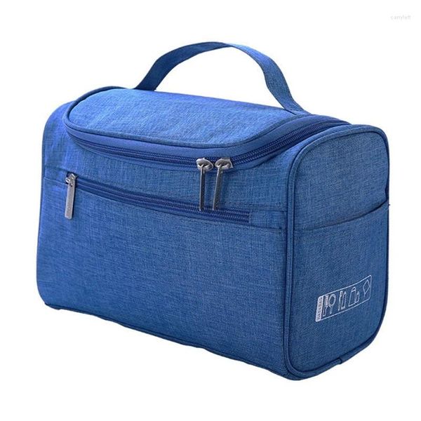 Sacs de cosmétique sac double fermeture à glissière pour femmes organisateur de voyage portable esthéticien essentiel de maquillage pour dames