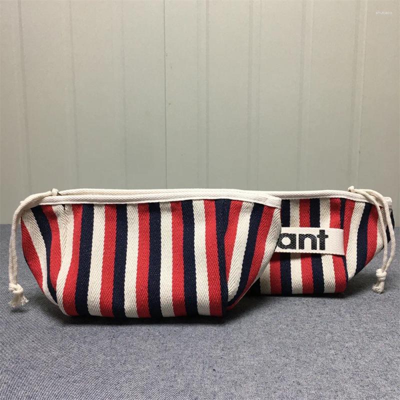Cosmetic Bags Bag Women Striped Makeup Case Organizer Korean Tassel Pouch Necesserie Travel Toiletry Canvas Beauty