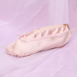 Sacs à cosmétiques pour chaussures de ballet, trousse de maquillage personnalisée, support rose, pochette souple et Portable, créative pour les danseurs et les amoureux