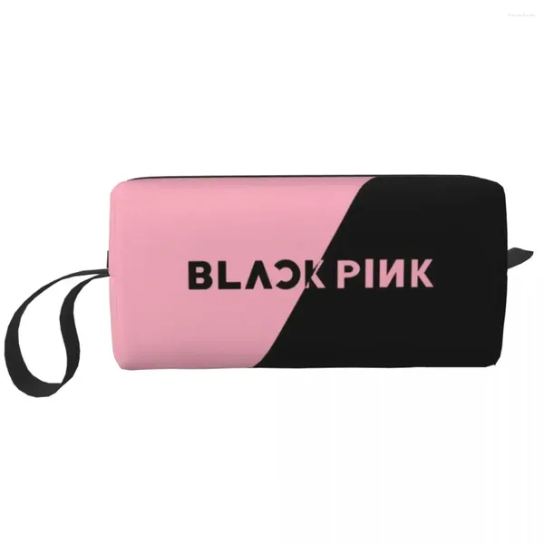 Bolsas de cosméticos Negro Rosa Bolsa de maquillaje Bolsa de viaje Artículos de tocador Pequeño Monedero de almacenamiento Hombres Mujeres