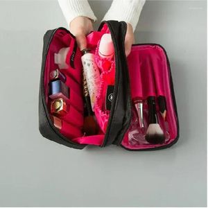 Sacs à cosmétiques de marque, sac de grande capacité pour femmes, en Nylon imperméable, Design de styliste, organisateur de produits de toilette, maquillage