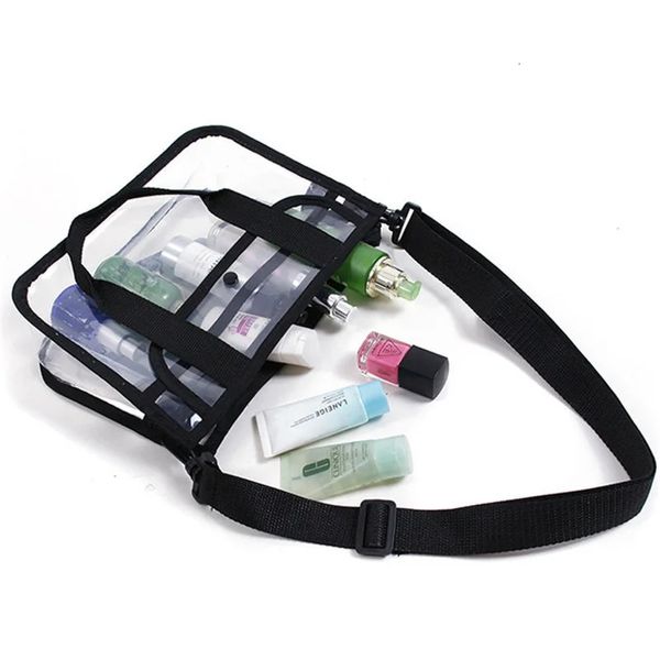 Sacs à cosmétiques étuis en PVC transparent porte-maquillage voyage sac de lavage pochette ensemble Kit de toilette cosmétique 231115