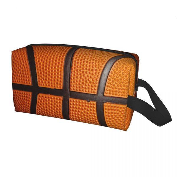 Sacs À Cosmétiques Cas Personnalisé Basketball Motif Trousse De Toilette Femmes Sport Cosmétique Maquillage Organisateur Dames Beauté Stockage Dopp Kit Boîte 230729