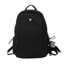 Bolsas de cosméticos Estuches Moda de noche Mochila para mujer Mochila impermeable de gran capacidad para niñas adolescentes Escuela Lulu Lindo Mochila para estudiantes Mochila de viaje