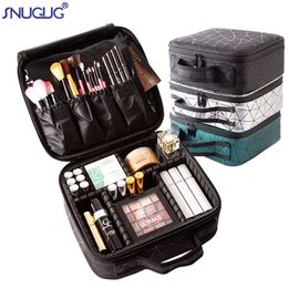 Cosmetische tassen cases vrouwelijk merk beroep make -up case mode schoonheidsspecialiste cosmetica organisator opslagbox nagel gereedschap koffer voor vrouwen maken de tas 230421