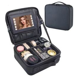 Make-uptassen voor dames Professionele doos Estuche Para Maquillaje Draagbare cosmetische tas voor dames voor op reis Make-up organizertas 231202