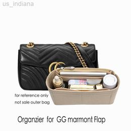 Cosmetische tassen Cases Flip handtas vilt stof insteektas organizer make-up handtas organizer reisportemonnee draagbare make-up tas Z230804