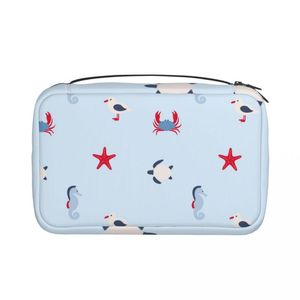 Sacs à cosmétiques étuis trousse de toilette suspendue mignon animaux marins voyage lavage organisateur Kit cosmétiques maquillage sac robuste cosmétique