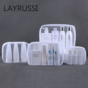Sacs à cosmétiques étuis LAYRUSSI clair pour les femmes voyage sac de maquillage mode étanche hommes organisateur trousse de toilette étui de lavage 230520