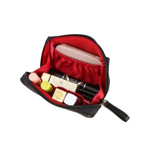 Bages de cosmétique Cas de maquillage Sac mignon petit pour les femmes Girls Blinfacture Pouple Mini maquillage Toilet Traveling