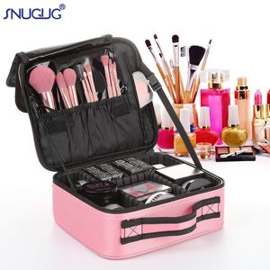 Cosmetische tassen kisten professionele vrouwelijke make -up case borstel make -up opbergdoos trousse maquillage schoonheid nagel gereedschap vrouwen cosmetische organisator koffer 230209