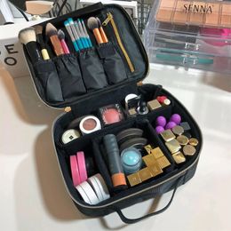 Cosmetische tassen koffers Kwaliteit make-up tas Merk Reismake-up tas voor dames Draagbare Beauticia Vrouwelijke make-up opbergdoos Nagelgereedschapskoffers 231118