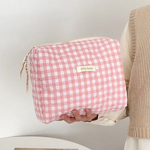 Sacs À Cosmétiques Cas Matelassé Cosmétique De Stockage Trousse De Maquillage Sac Pour Femmes Portable Grand Bébé Dipper Trousses De Toilette Femelle Beauté Cas Cosmétique Poche 230508