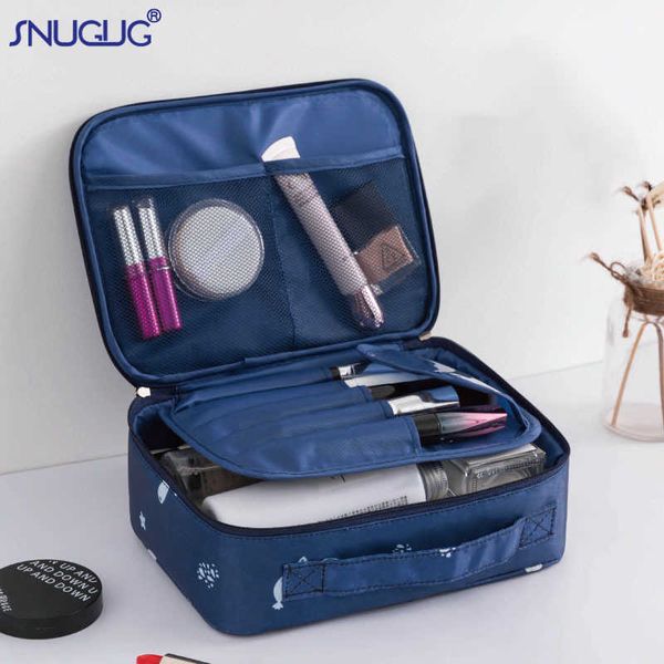 Cosmétique Sacs Cas Snugug Fille Maquillage Femmes Lavage Toilette Maquillage Organisateur De Stockage Voyage Kit Multifonction Dames Cas 230404