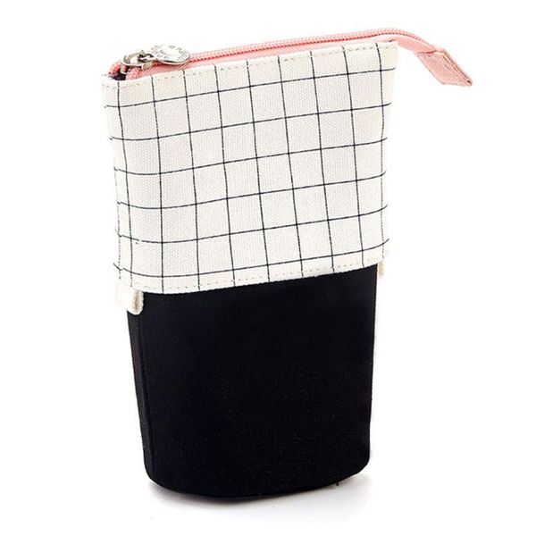 Cosmétique Sacs Cas Stand Up Porte-Crayon Cas Stylo Boîte Papeterie Pochette Sac Portable Pour L'écoleCosmétique CosmétiqueCosmétique