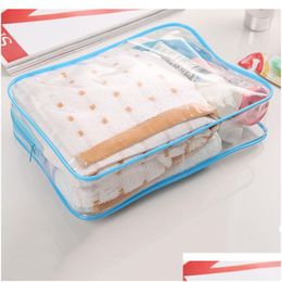 Sacs À Cosmétiques Cas Sac Transparent Femmes Maquillage Organisateur Pvc Voyage Lavage Zipper Pouch Organizador Trousse Maquillage Femme Dr Dheoc