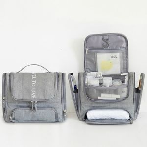 Bolsas de cosméticos Estuches Impermeables Hombres Bolsa de cosméticos colgante Organizador de viaje Bolsa de maquillaje para mujeres Necesarios Estuche de maquillaje Neceser de lavado en seco y húmedo 230823