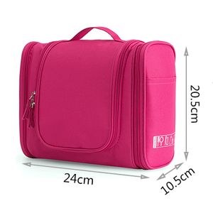 Bolsas de cosméticos Estuches Bolsa organizadora de viaje de nailon impermeable Bolsa de cosméticos para mujer unisex Bolsas de maquillaje de viaje colgantes Artículos de tocador para lavar Ki276G