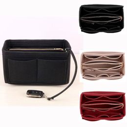 Cosmetische Tassen Gevallen Vrouwen Make-up Organizer Vilt Insert Tas Voor Handtas Reizen Binnentas Draagbare Fit Verschillende Merken 230727