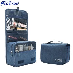 Sacs à cosmétiques Cas Femmes Hommes Voyage Sac Cosmétique Suspendu Femme Lavage Maquillage Pochette Neceser Mujer Grand Kit De Toilette Articles De Toilette Organisateur 230210