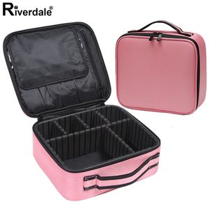 Cosmetische tassen cases vrouwen draagbare make -up tas schoonheidsspecialiste zaktassen reisorganisator schoonheidszaak voor make -up professionele make -up case vrouw 230225