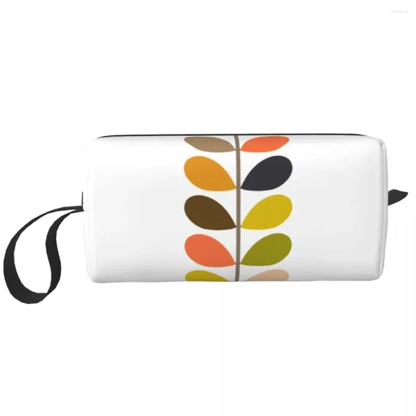 Bolsas de cosméticos Colorido Orla Kiely Maquillaje Mujer Bolsa Tendencia Bolsa al aire libre para almacenamiento de monedero