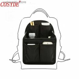 Sacs cosmétiques Cosyde Polyester Femmes Makeup Organisateur Insert Sac Multifonctionnelle Femmes Cosmetic Sac Mariage pour femmes Organisateur de voyage L49