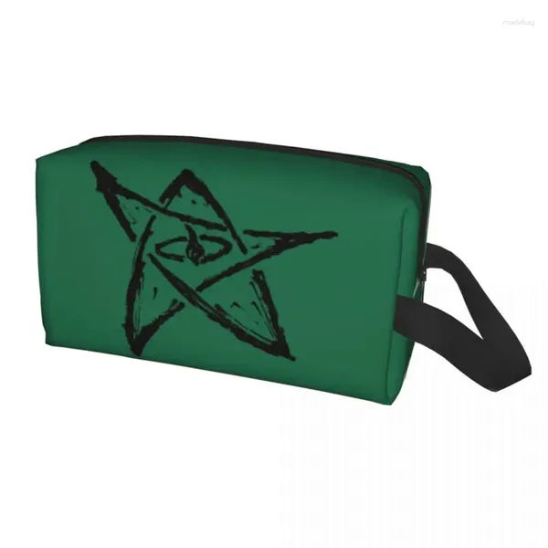 Sacs à cosmétiques personnalisé appel de Cthulhu le signe aîné sac de voyage pour femmes toilette maquillage organisateur dames beauté stockage Dopp Kit