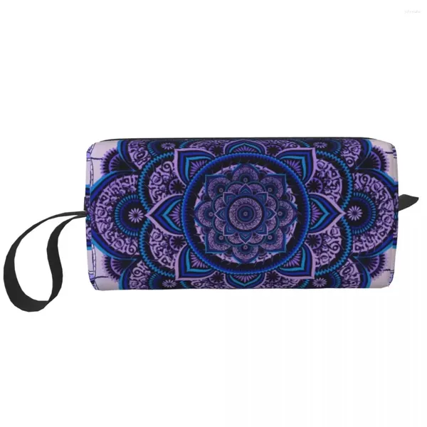 Sacs à cosmétiques mignon poétique Mandala voyage trousse de toilette pour femmes Boho maquillage beauté stockage Dopp Kit