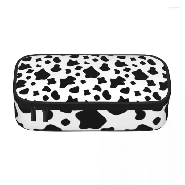 Sacs de cosmétique Ferme Animal Print Crayon Funny Cow Spots