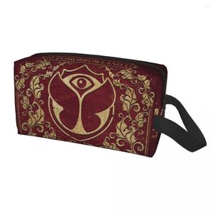 Sacs à cosmétiques mode Tomorrowland Festival de danse électronique voyage trousse de toilette pour femmes maquillage organisateur beauté stockage Dopp Kit