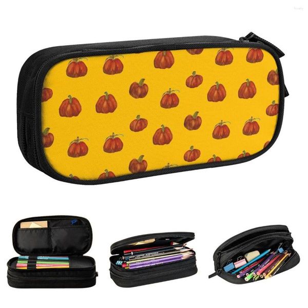 Bolsas de cosméticos Calabazas divertidas Estuches de lápices de Halloween Estuche para bolígrafos para estudiantes Grandes Estudiantes Regalos escolares Accesorios