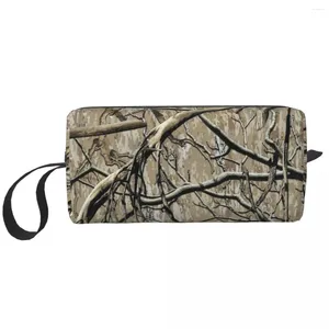 Cosmetische tassen Jacht Camouflage Echte Boom Make-up Tas met grote capaciteit Trendy reisorganisatorkoffer