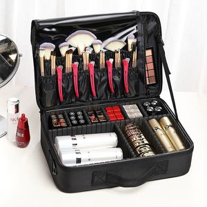 Cosmetische tassen grote make -upkits voor grote capaciteit reizen cosmetische tas voor dames draagbare cosmet schoonheid case nagel gereedschap koffers lipstick organizer 230815