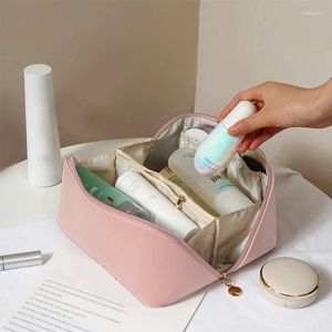 Cosmetische tassen grote capaciteit reistas pu make -up case organisator waterdichte tote dames toiletrie make -up voor meisjes