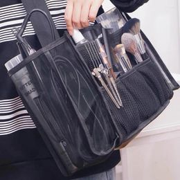 Cosmetische tassen Make-up Artist Brush Bag voor productielocatie Opslag Heuptasje Locatie Cross Body Grote capaciteit