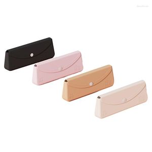 Sacs à cosmétiques maquillage brosse voyage étui en silicone trousse de toilette organisateur pour hommes femmes outils de beauté pochette lavage accessoires de rangement