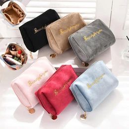 Cosmetic Sacs Makeup for Women Soft Travel Bag Organizer Case Young Dame Girls Make Up Nespials 1 PC Solid Handbags