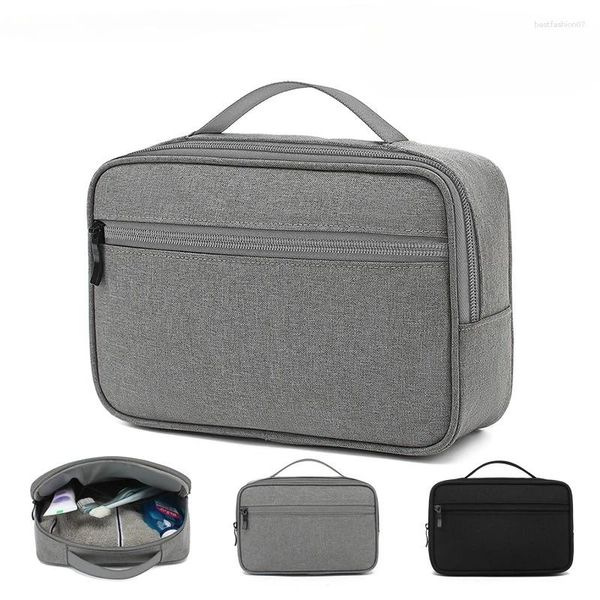 Bolsas de cosméticos para hombre y mujer, bolsa de maquillaje, bolso de aseo, bolso de viaje de tela Oxford, organizador de comestibles Superpods