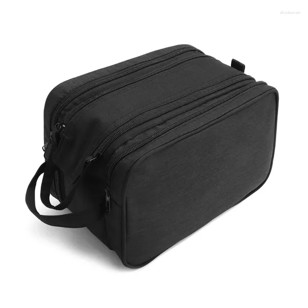 Bolsas de cosméticos para hombre, neceser colgante de viaje, contenedor de afeitado, regalo de maquillaje para mujer, accesorios