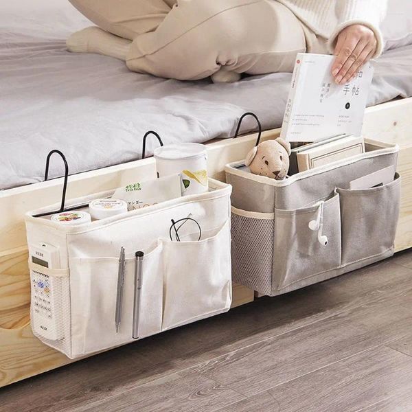 Bolsas de cosméticos Bolsa portátil multifuncional Organizador Cama de bolsillo Cesta colgante Accesorios para bebés Almacenamiento de pañales