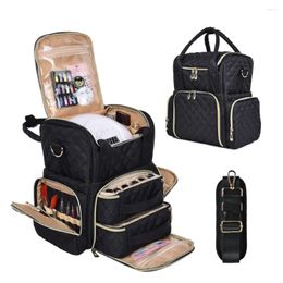 Sacs à cosmétiques vernis à ongles, sac organisateur, mallette de rangement, transport de voyage pour accessoires, sac à main Portable