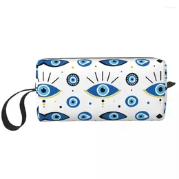 Sacs à cosmétiques Nazar Evil Eye, porte-bonheur, sac de maquillage, pochette amulettes turques, organisateur de toilette de voyage, sac de rangement pour hommes et femmes